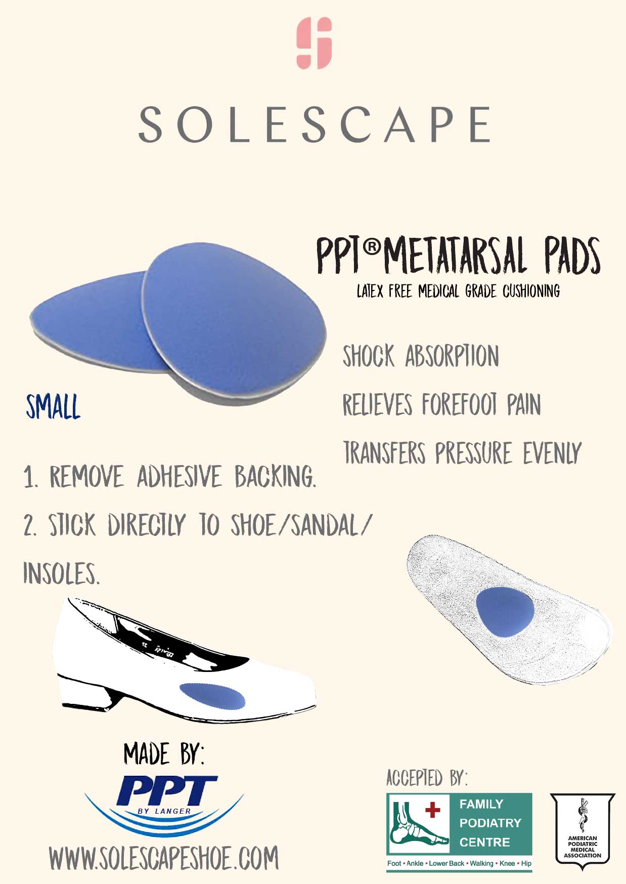 Metarsal Pads | Solescape Shoes | Beautiful Wellness Shoes 👡 | Orthopaedic Podiatrist Approved Designs | Suitable for Foot Conditions | Flat Feet | Plantar Fasciitis | Bunions | Insoles | Singapore | Malaysia